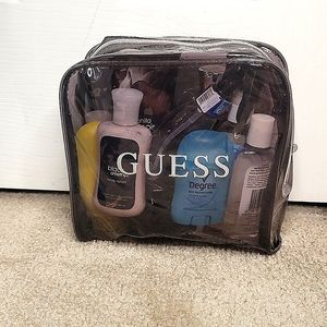 GUESS toiletry/makeup/ accessories case 8x8x4.